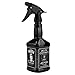 Produktbild Oksea 650ML Sprühflasche Haare Friseur Sprühflasche Salon Barber Hair Tools Water Sprayer Wasser Sprayer sprühflasche Nachfüllbar Friseursprüher Barber Vintage Haar Werkzeug (schwarz)