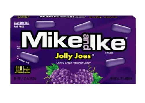 Mike and Ike Jolly Joes - Dulces de Uva - Pack de 3 miniatura 2