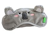 Gent House Funny Koala Soft Velvet Eye Sleep Mask Sleeping Eye Blinder Shade Cover Brown