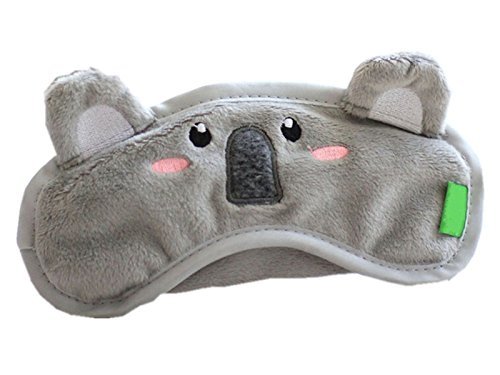 Gent House Funny Koala Soft Velvet Eye Sleep Mask Sleeping Eye Blinder Shade Cover Brown