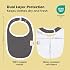 8-Pack Organic Baby Bibs for Boys, Girls - Soft Cotton Drooling and Teething Bibs for Baby Girl & Boy, Extra Absorbent, Easy To Clean & Put On for Toddler, Newborn, Infant 0-24 Months (Basics)