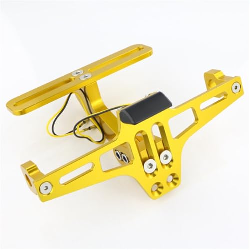 �ɓK������CFMOTO 250NK NK250 �V���[�g�e�[�� �i���o�[�v���[�g�z���_�[ ���߉\�ȃ��A�X�|�C���[�z���_�[(�S�[���h)