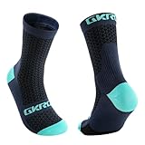 GKRQ MTB Socken Herren & Damen - Atmungsaktive Fahrradsocken aus Nylon...