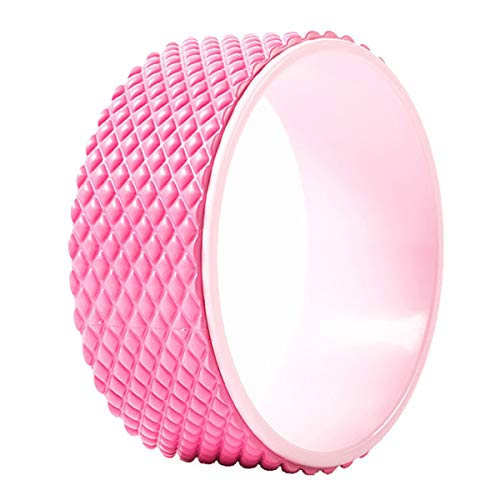 ZXYSR Yoga Wheel Massage Wheel Back Stretch Roller 12Inch 150Kg Bearing Capacity, Suitable for Back Pain Relief, Deepen Practice Or Release Tight Muscles,E