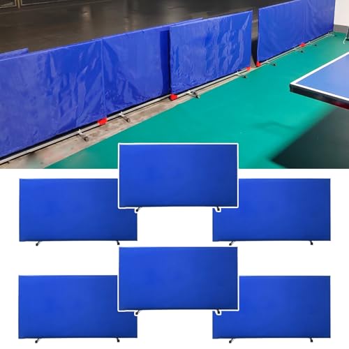 Bloc de barrière pour terrain de tennis de table robuste en lot de 6
