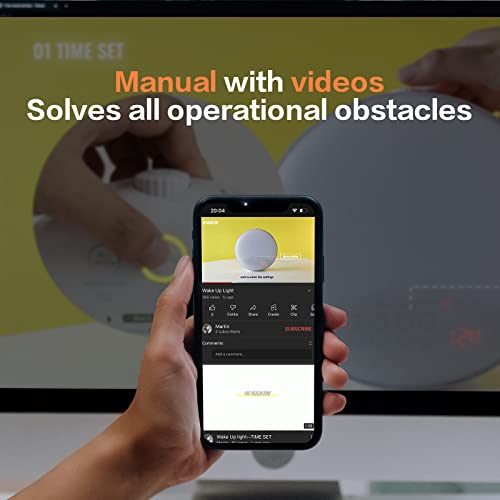 Kairiow Sunrise Alarm Clock With Usb Port For Charging,Wake Up Light For Kids,Heavy Sleepers,Bedroom,,Sleep Aid,Nightlight,Natural Sounds,Fm Radio,Snooze,Dual Alarms(White) #TOP5