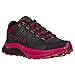 La Sportiva Womens Karacal Trail Running Shoes, Black/Red Plum, 6