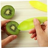 Material: Plástico Asien 3 Piezas de plástico máquina de Cortar la Fruta de Kiwi Cuchara Divisor de Cocina Accesorios Color al Azar