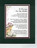 Mom Poem- Mother Poem- Mom Verse- Mother Verse-Moms Mother's 60th 65th 70th 80th 90th Birthday-Mothers 60th 65th 70th 80th 90th Birthday-