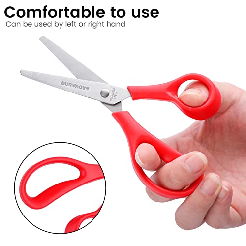 Kids Scissors 6-Pack, Scissors For School, Safety Scissors, Blunt Tip Scissors, 5.5 Inch #TOP2