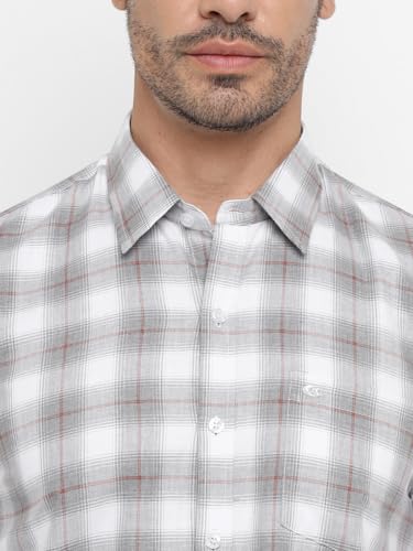 Image of Allen Cooper Checks Shirts for Men - 100% Cotton Comfort Fit Casual and Formal Shirt - Breathable, Soft, Classic Style (Multiple Colors)