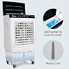 3 in 1 Portable Evaporative Cooler with 4 Ice Packs & 7.93 Gal Large Water Tank, 2353CFM Cooling Fan with Remote, 7.5H Timer, 3 Speeds, 90 Oscillation, Air Conditioner Portable for Indoor Outdoor