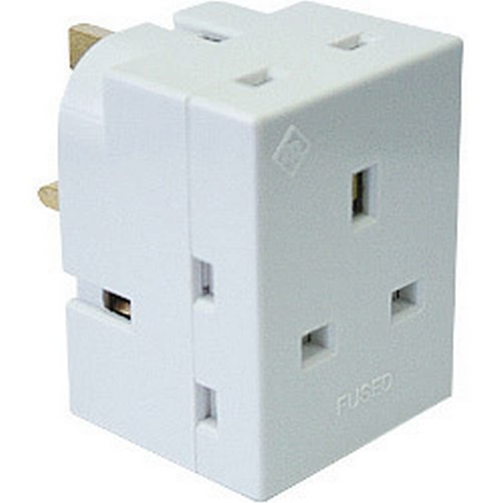 3 Way Adaptor Bulk Pack 5688