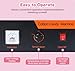 Cotton Candy Machine Commercial, 1000W Electric Cotton Candy Maker Machine, Candy Floss Machine with Stainless Steel Bowl and Sugar Scoop for Kids Birthday, Family Party Pink