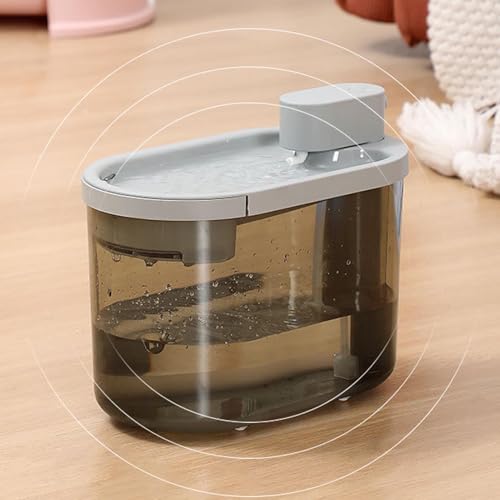 Fuente de agua para gatos con carga inalámbrica 2.2L miniatura 6