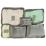 Cremalleras de Alta Calidad: Todas las bolsas están equipadas con cremalleras robustas y suaves, garantizando seguridad y fácil acceso a tus pertenencias.