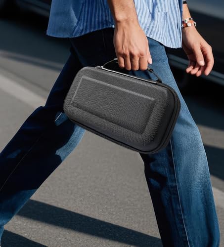 TiMOVO Portable Carrying Case for Nintendo Switch 2 2025, Large Capacity, Protective Hard Shell Travel Case Pouch for Switch 2 with 20 Game Card Slots and Pockets for Console & Accessories, Black - Thumbnail 7