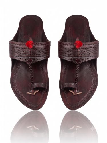 Image of Kolhapuri Chappal for Men| Kolhapuri Slippers for Men| kolapuri chapal Men| Leather Slippers for Men| Leather Chappal for Men-AB-Parent A13