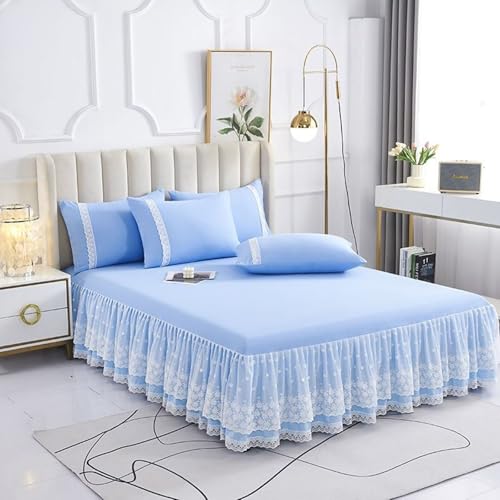 fitted bed sheets lace