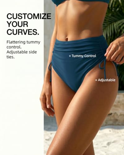 Image of Holipick Women's High Waisted Bikini Bottom