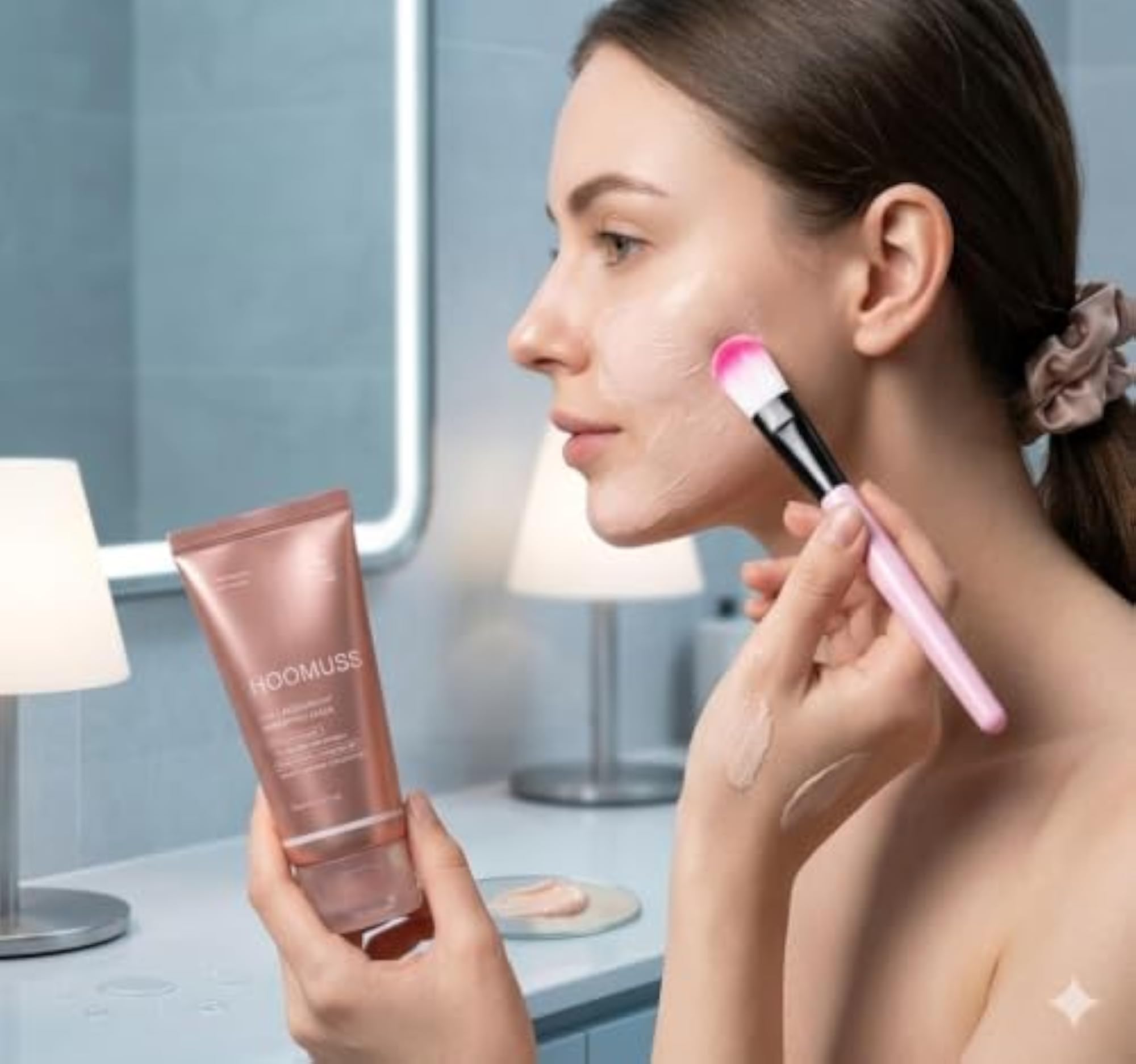 Collagen Night Wrapping Mask, Foaming Face Wash & Facial Brush Combo Kit
