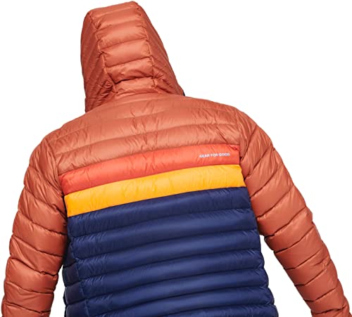 Cotopaxi Fuego Down Hooded Jacket - Men's Spice/Maritime X-Large #TOP3