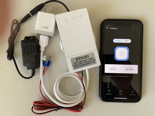 Gas Fireplace programmable Thermostat/Timer Remote/Receiver & Control Temperature or Humidity