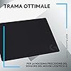 Logitech G G240 Gaming Mouse Pad in tessuto, Ottimizzato per i Sensori da Gioco, Attrito Moderato, Antiscivolo, Accessori Gaming per Mac e PC, 340 x 280 x 1 mm - Nero