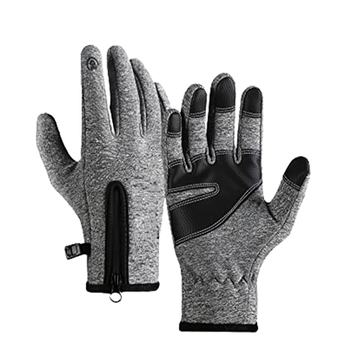 Gants de cyclisme écran tactile avec doublure polaire chaude anti-choc
