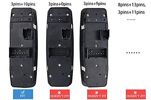 image for ZAPOSTS Master Power Window Switch for 2009 2010 2011 2012 Ram 1500,Ra