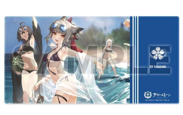 Amazon.co.jp: 40 涼月 ラバーマット アズールレーン 暑い夏を吹っ飛ば