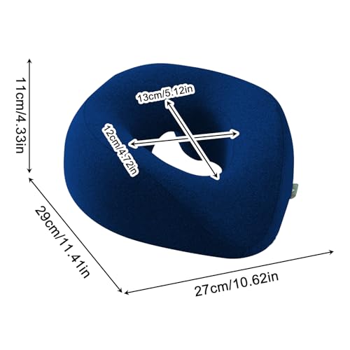 Cara para masaje sin presión y almohada transpirable de siesta 6
