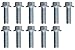 BOLT KIT ONLY for - LS Valley Pan Cover - Hex Flange Bolts LS1 LS3 LS2 LSX LQ4, 551433