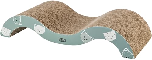 Trixie Onda Rascadora Mimi, 50 × 9 × 23 cm, Turquesa, Gato