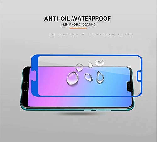 Image of Screen Protector for Huawei Honor 10 (Blue) Tempered Glass Edge-to-Edge 6D Screen Guard With Installation Kit