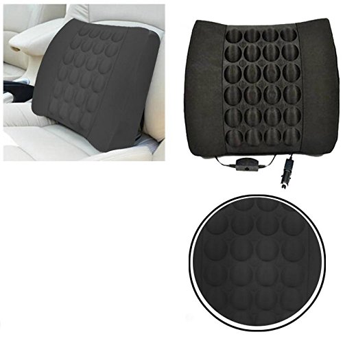 Amsik Car Seat Vibrating Massage Cushion Black Colour ForMitsubishi