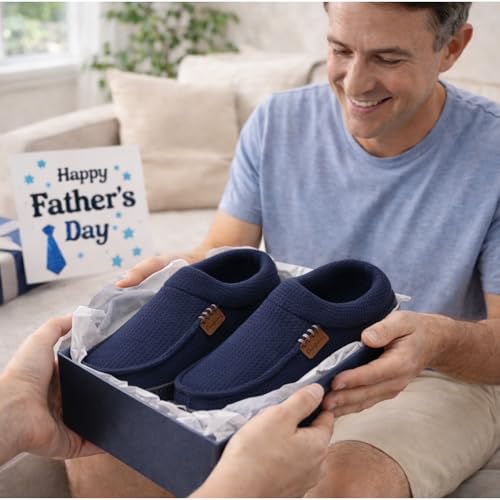 Image of Dearfoams Men's Brendan Indoor /Outdoor Breathable Memory Foam Clog House Shoe with Wide Widths Slipper