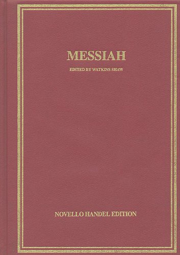 Messiah: Vocal Score Hardcover