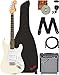 Fender Squier Affinity Stratocaster Limited Edition - Olympic White Bundle with Frontman 10G Amplifier, Gig Bag, Instrument Cable, Tuner, Strap, Picks, and Austin Bazaar Instructional DVD