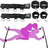 Bed Restraints Sex Adult Bondaged Kit for Couples King Bed Soft Handcuffs Sex Resistant Under Mattress Ties Up Legs Arms Adjustable Sexy Straps BDSM Restraints for Women Set SM Toys Play Sweater