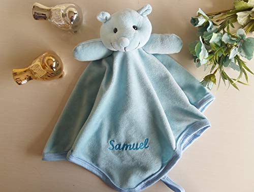 Naninha Plush Ursinho Prendedor de Chupeta (Azul)