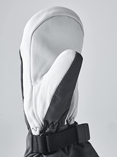 Hestra Army Leather Heli Ski Junior - Waterproof, Insulated Classic Leather Snow Mitten For Winter, Skiing, Playing In The Snow For Kids And Youth, Grey, 6 #TOP6