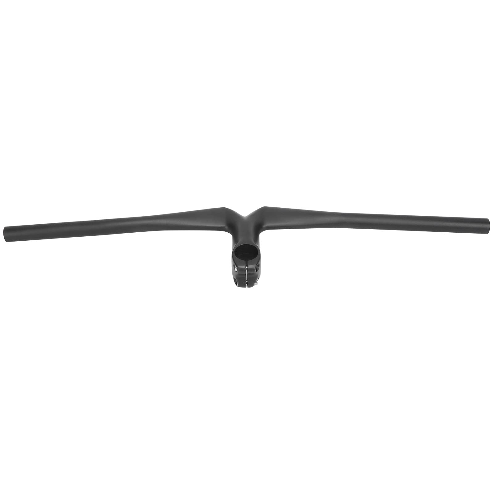 Manillar de Bicicleta de montaña, Manillar de Bicicleta Integrado de Fibra de Carbono Ligero, Manillar de Bicicleta Resistente a los Golpes para Ciclismo