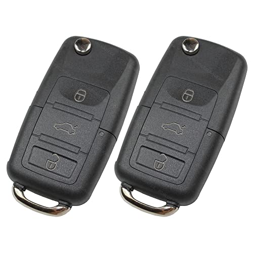 Clé de voiture 3 boutons plip télécommande de rechange neuve pour VW Skoda Seat