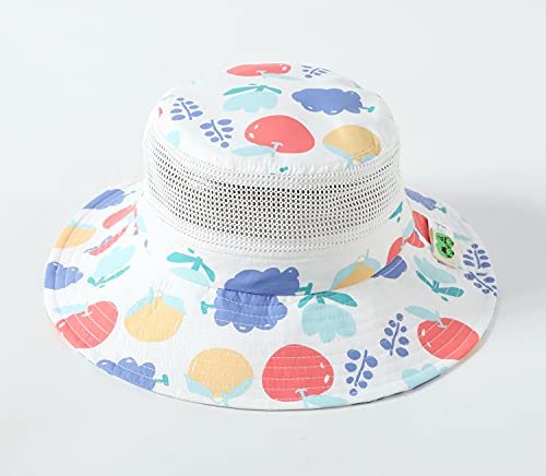 Image of Home Prefer UPF50+ Wide Brim Sun Hat Boys Girls Sun Protection Hat Zoo Beach Swim Safari Bucket Hat for Baby Toddler Kid