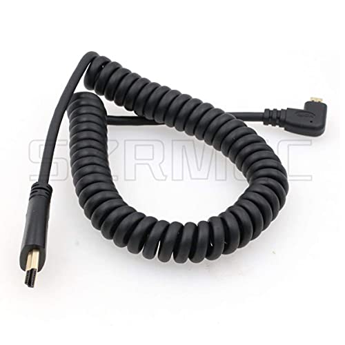 SZRMCC���p�x�}�C�N��HDMI-HDMI�����R�C���P�[�u���i�^�u���b�g�p�jCanon SonyDSLR�J����ATOMOS���j�^�[ (Left Angled)