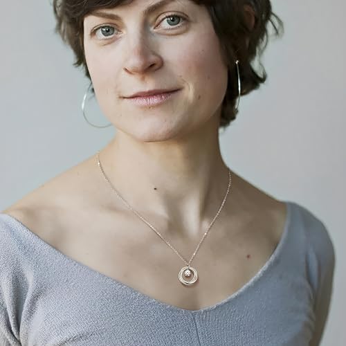 Krfy Birthday Gifts for Women Unique - 925 Sterling Silver Necklace with Moissanite 30th 40th 50th 60th 70th 80th 90th Birthday Present for Mom Turning 30 40 50 60 70 80 90 Years Old Birthday Card3