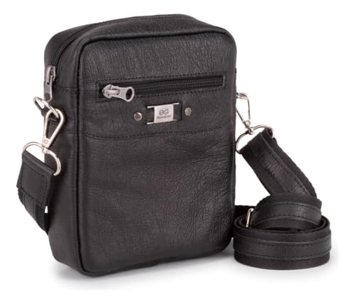 Shoulder Bag Couro Rústico Compacta E Estilosa(Preto)