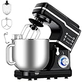 FlexWill Stand Mixer 7.5QT Dough Mixer 10 Speeds Tilt-Head Food Mixer Electric Stand Mixer with Stainless Steel Bowl, Dough Hook, Egg Whisk, Flat...