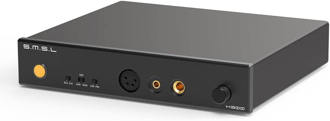 Amplificador SMSL AO300 - 165W X2, DAC CS43131, Bluetooth 5.1, HDMI ARC | Mini Hi-Fi